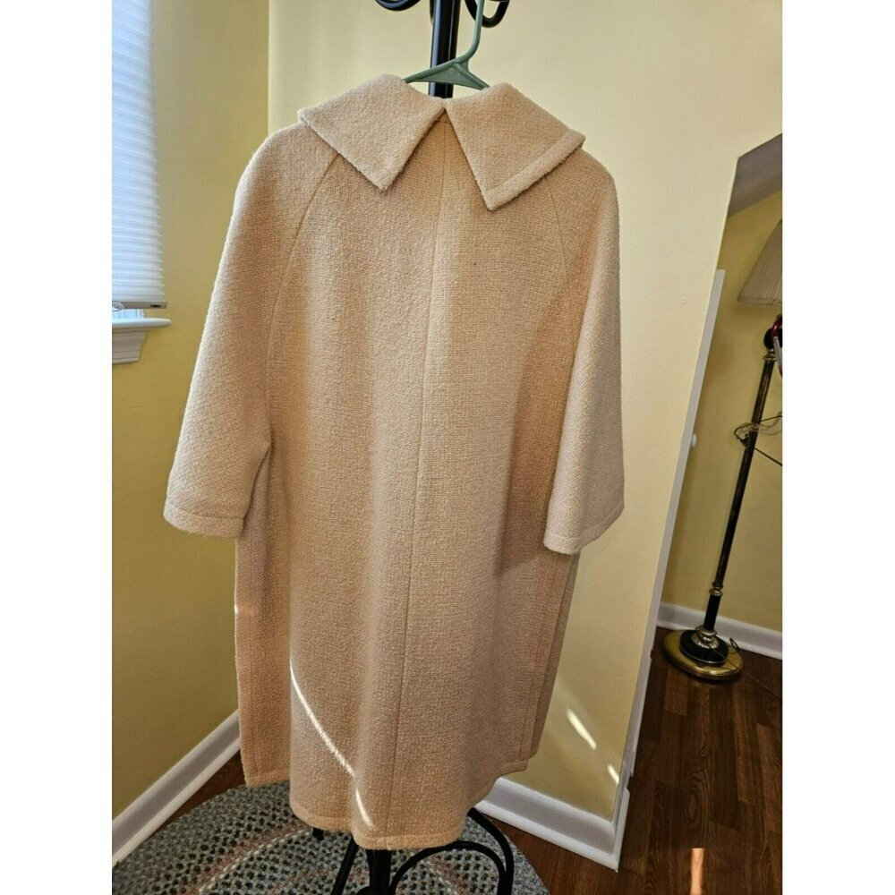 Wool Coat Tan Womens Sz L Feller’s Dept Store Harrisburg & York Pa Old Money View 4
